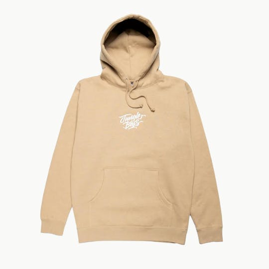 Jungle Boys - Jungle Boys Clothing | Stacked Embroidered Hoodie - Large (Sand/White) - 1