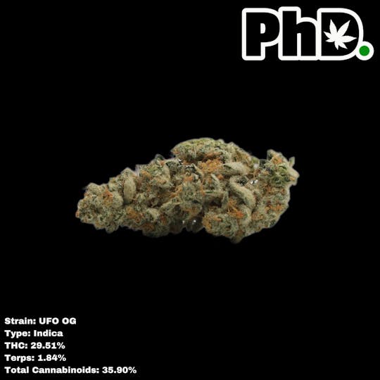 Pharmicated - PhD Indoor Flower - UFO OG - 1