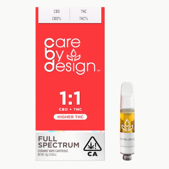 Care By Design - Care By Design | 1:1 Full Spectrum Vape Cartridge 1 Gram - 1
