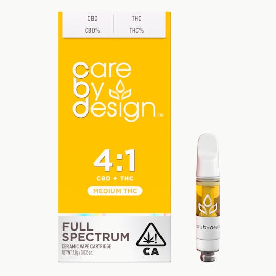 Care By Design - Care By Design | 4:1 Full Spectrum Vape Cartridge 1 Gram - 1