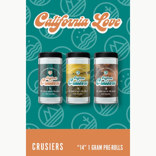 California Love - California Cruisers | Tres Leches | 14x 1g Pre Rolls | Sativa - 1