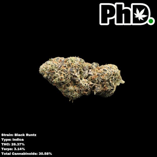 Pharmicated - PhD Indoor Flower - Black Runtz - 1