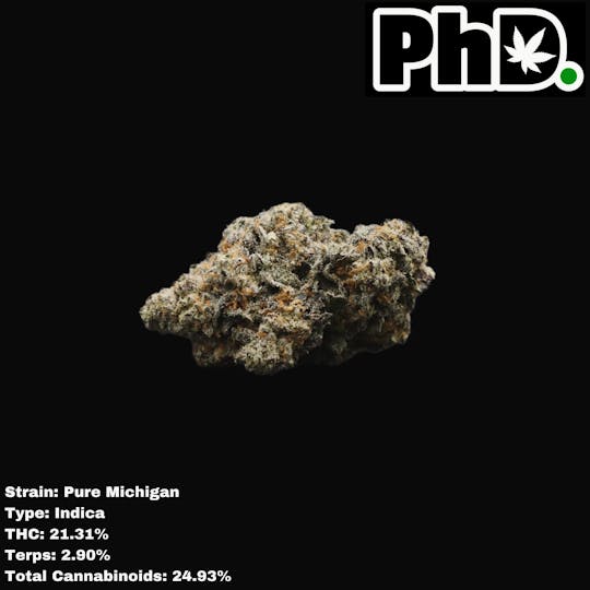 Pharmicated - PhD Indoor Flower - Pure Michigan - 1