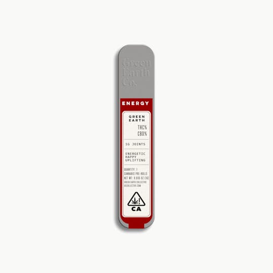 Green Earth Co. - Earth Tins | Green Crack Pre-Roll - 1g - 1