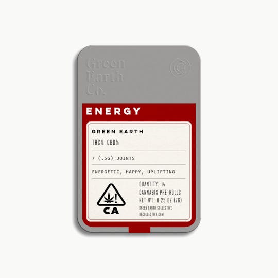 Green Earth Co. - Earth Tins | Green Crack Pre-Rolls 14-pack - 7g - 1