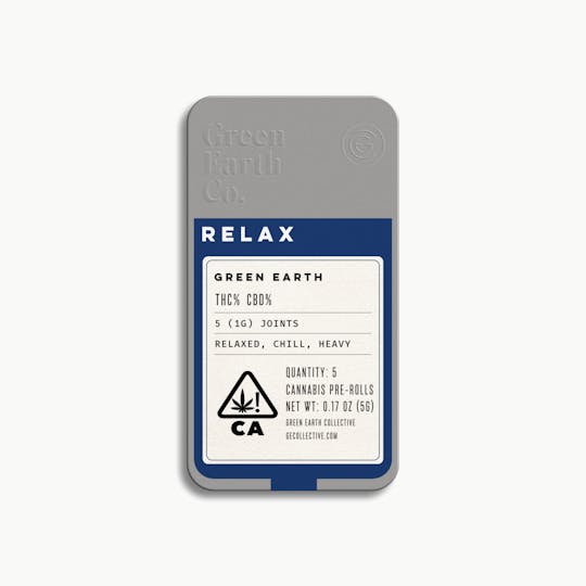 Green Earth Co. - Earth Tins | Rare Dankness Pre-Rolls 5-pack - 5g - 1