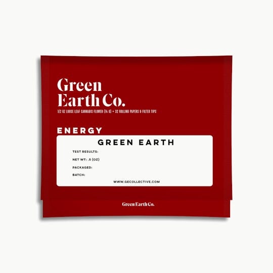 Green Earth Co. - Blue Dream - Loose Leaf Pouch w/ Papers - 14g - 1