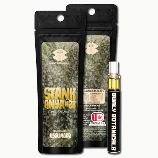 Burly Botanicals - Burly Botanicals | Stankonya #28 | .5g Hash Vape - 1