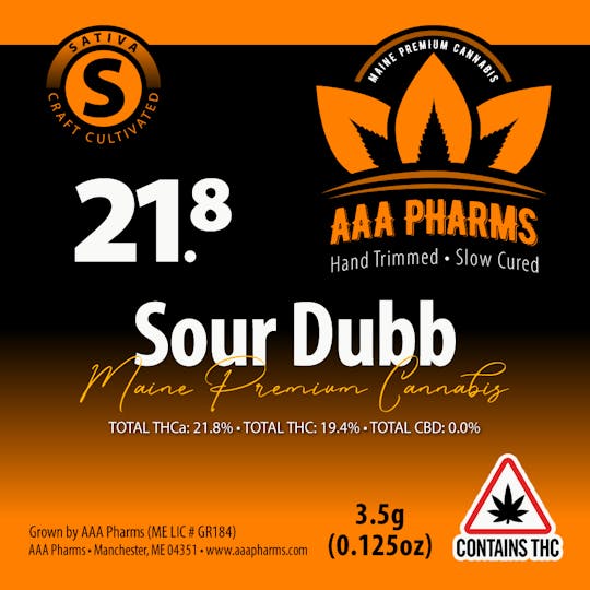 AAA Pharms - Sour Dubb - Premium Flower - 1