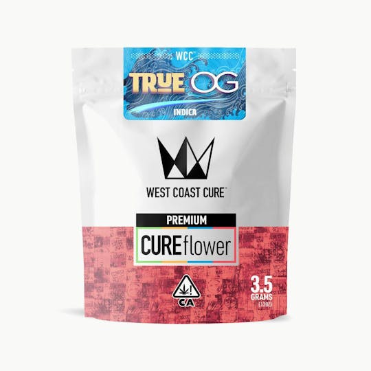 West Coast Cure - True OG - 3.5G Premium Flower - 1