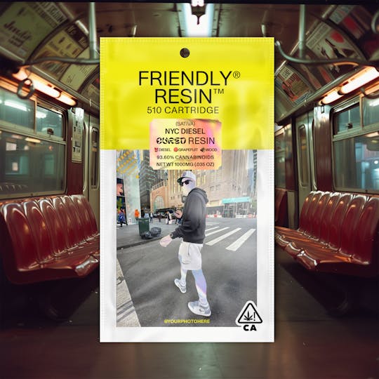Friendly Brand - NYC Diesel | Sativa | 1g Cured Resin Cartridge - 1