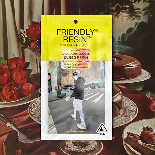 Friendly Brand - Chocolate Mousse | Hybrid | 1g Cured Resin Cartridge - 1