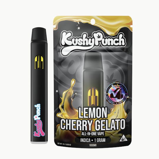 Kushy Punch - 1G Kushy Punch Vape - Lemon Cherry Gelato - 1