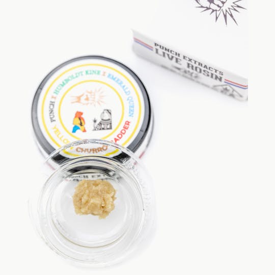 Punch Edibles & Extracts - Yellow Churro Tier 1 Live Rosin Cold Cure Badder (1g) - 1