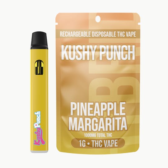 Kushy Punch - 1G Kushy Punch Vape - Pineapple Margarita - 1