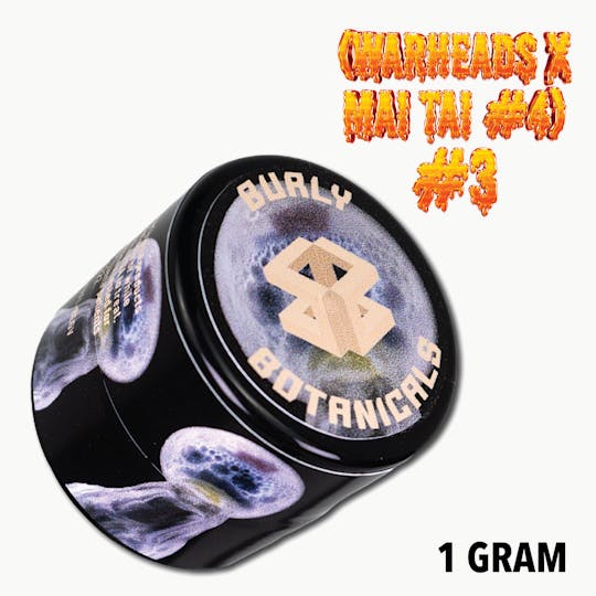Burly Botanicals - Burly Botanicals | (Warheads x Maitai #4) #3 | 1g Hash Rosin - 1
