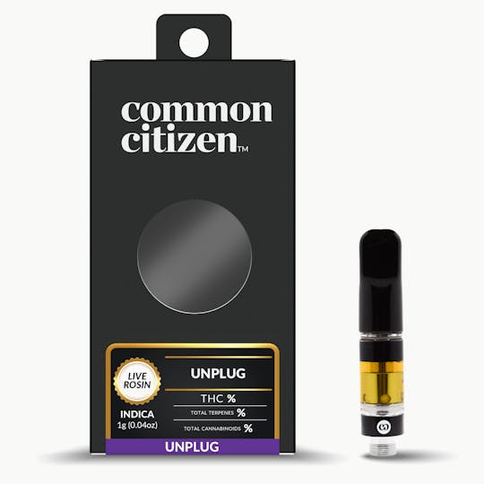 Common Citizen - Common Citizen Platinum Cake Live Rosin .5g Cartridge - 1