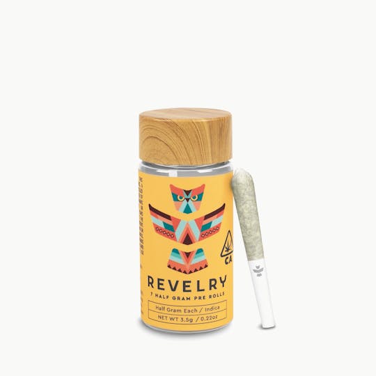 Revelry Herb Co - Biscotti Kush - Indica - Pre Roll 7pk (3.5g) - 1