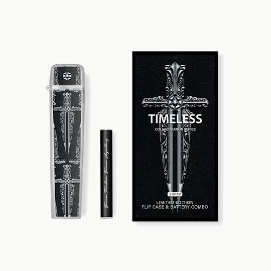 Timeless Vapes - Limited Edition Ironwilled Flip Case & Battery Combo 500mg - 1