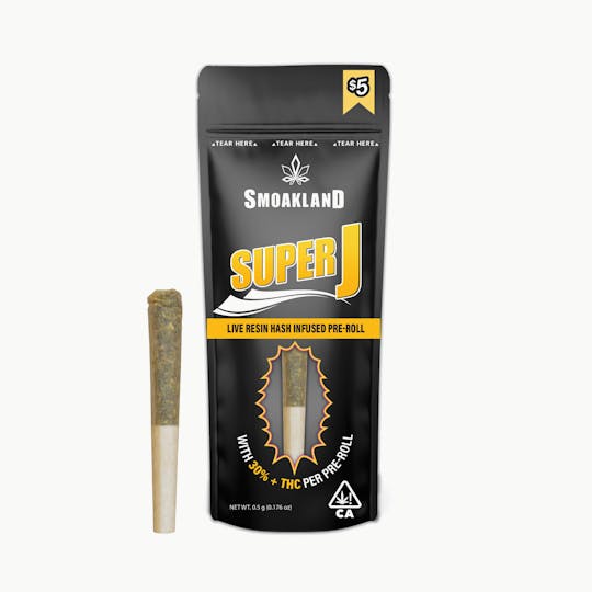 Smoakland - Super J - Adios MF (I) Infused 0.5g Pre-Roll - 1