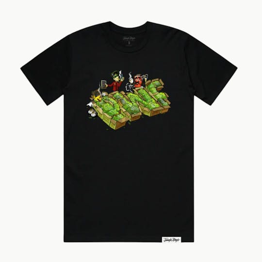 Jungle Boys - Jungle Boys Clothing | PWF Boxes Tee - XL (Black) - 1