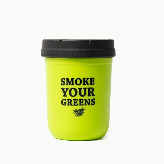 Jungle Boys - Jungle Boys Clothing | Smoke Your Greens 8oz Re:Stash Jar (Green/Black) - 1