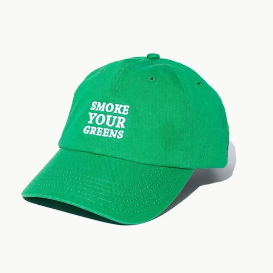 Jungle Boys - Jungle Boys Clothing | Smoke Your Greens Dad Cap (Green/White) - 1