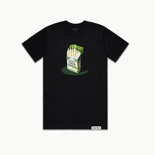 Jungle Boys - Jungle Boys Clothing | Smoke Your Greens Tee - Large (Black) - 1