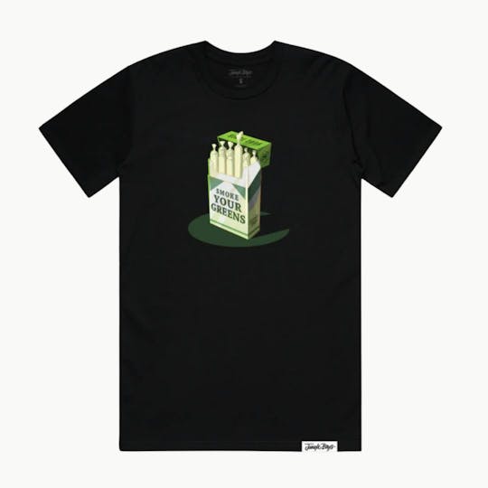 Jungle Boys - Jungle Boys Clothing | Smoke Your Greens Tee - XL (Black) - 1