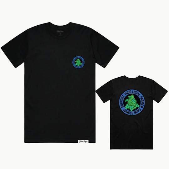 Jungle Boys - Jungle Boys Clothing | Support Your Local Farmer Tee - Large (Black) - 1