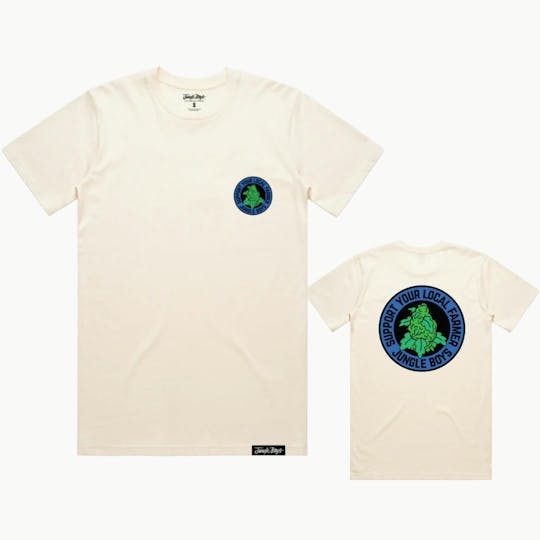 Jungle Boys - Jungle Boys Clothing | Support Your Local Farmer Tee - Small (Cream) - 1