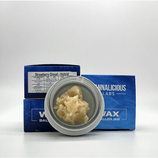 Cannalicious Labs - Strawberry Diesel Wax - Hybrid - 1
