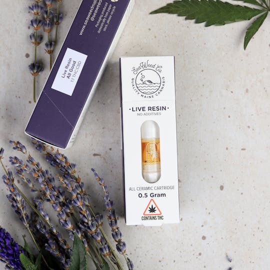 SeaWeed Co. - SWC - All Good (1:1 THC:CBD) LR Vape Cart .5g - 1