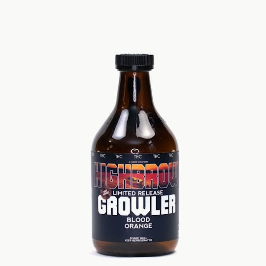 Highbrow - Highbrow Blood Orange Growler 200mg - Adult Use - 1