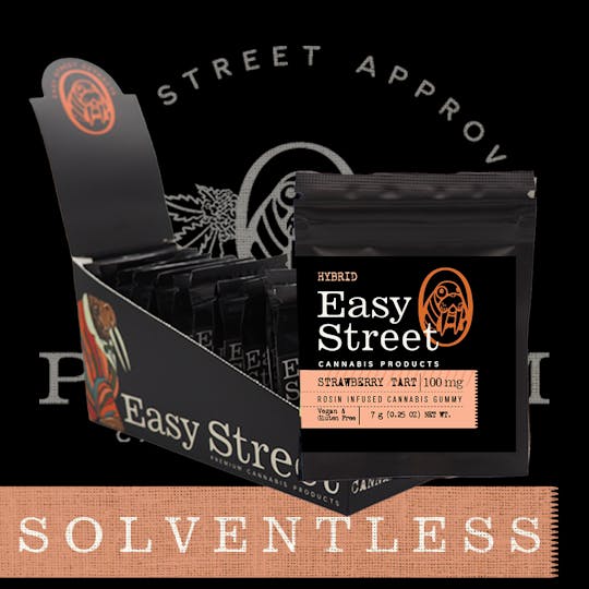 Easy Street Extracts - Strawberry Tart - Hybrid - 100mg - Singles - 1