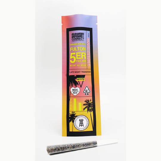 Sunset Connect - Fulton 5'er Sunset Jealousy Indica | 1g - 1