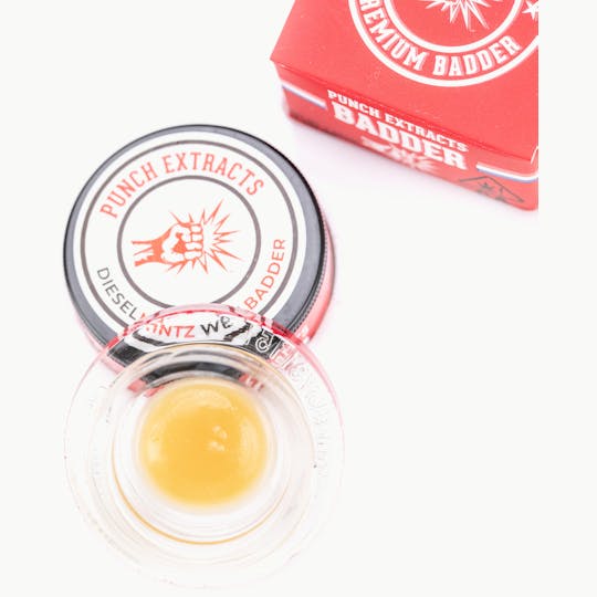 Punch Edibles & Extracts - Diesel Mintz BHO Badder (1g) - 1