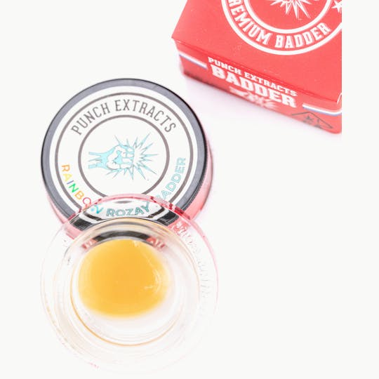Punch Edibles & Extracts - Rainbow Rozay BHO Badder (1g) - 1