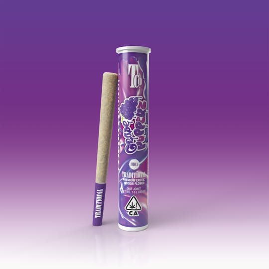 Traditional - Traditional - Grape Popperz Pre-Roll 1g - 1
