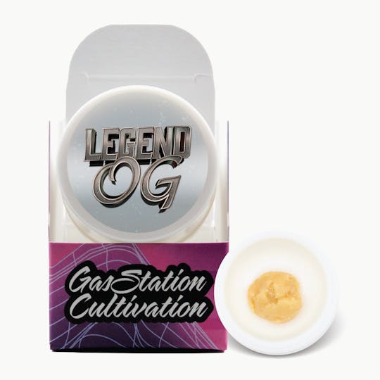 Gas Station Cultivation - Legend OG Cured Resin Badder 1G - 1