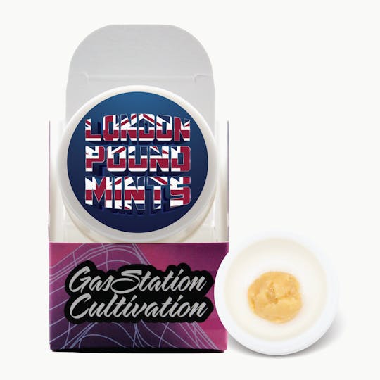 Gas Station Cultivation - London Pound Mints Cured Resin Badder 1G - 1