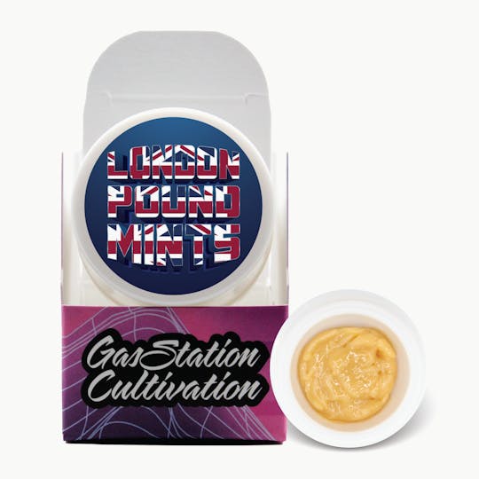 Gas Station Cultivation - London Pound Mints Cured Resin Badder 3.5G - 1