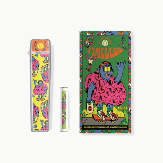 Timeless Vapes - Limited Edition Shred For The Cure OK Flip Case & Battery Combo 1000mg - 1