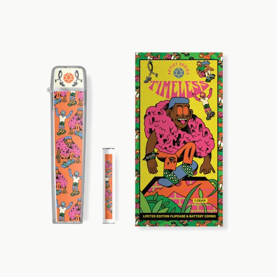 Timeless Vapes - Limited Edition Shred For The Cure CA Flip Case & Battery Combo 1000mg - 1