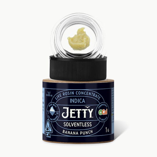 Jetty Extracts - Banana Punch OCal Live Rosin Concentrate 1g - 1