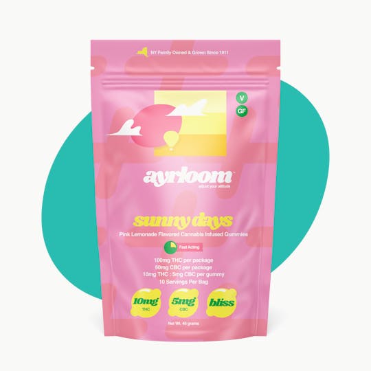 ayrloom - Ayrloom | Pink Lemonade "Sunny Days" | 2:1 10MG THC : 5MG CBC 10 Pack - 1