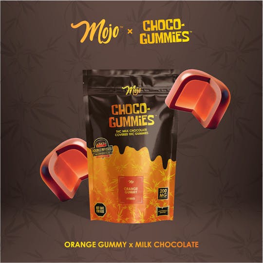Mojo Chocolates - Choco-Gummies - Milk Chocolate - Orange - 200mg - 1