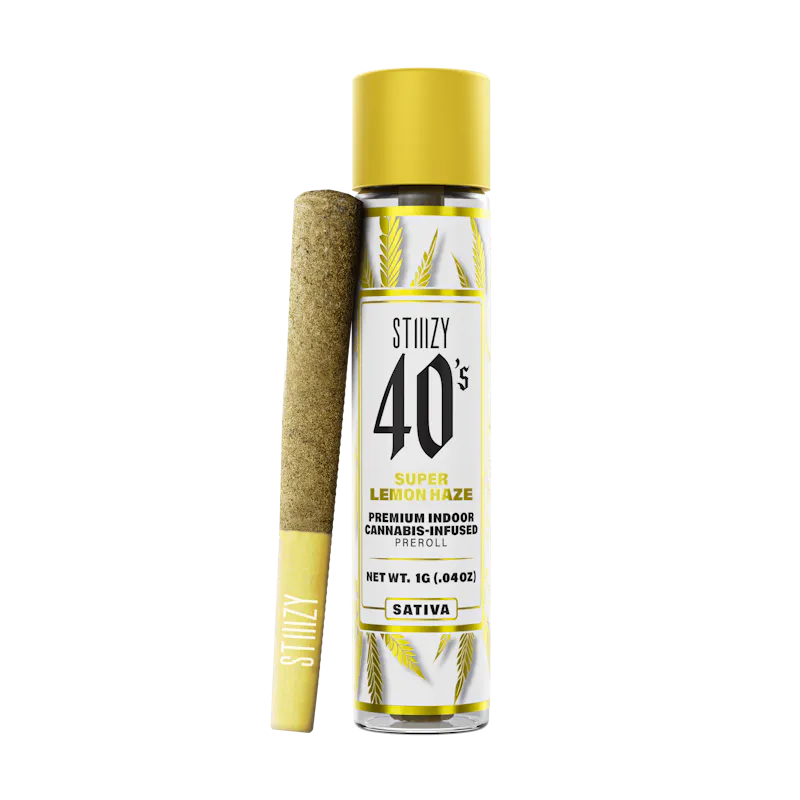 Stiiizy Super Lemon Haze - 1G 40'S Infused Preroll pre-roll
