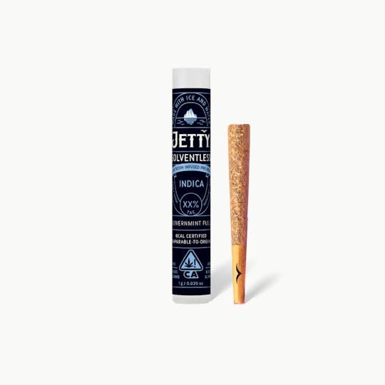 Jetty Extracts - Governmint Fuel Cold Water Hash Infused Pre-Roll 1g - 1