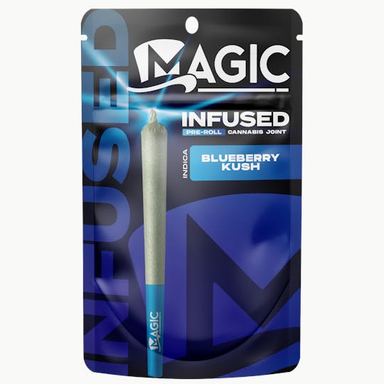 Magic Cannabis - Blueberry Kush - Magic Infused Pre-Roll - 1